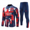 Sudadera De Entrenamiento Paris Saint-Germain Cremallera De Cuarto 2024-25 Roja - Hombre